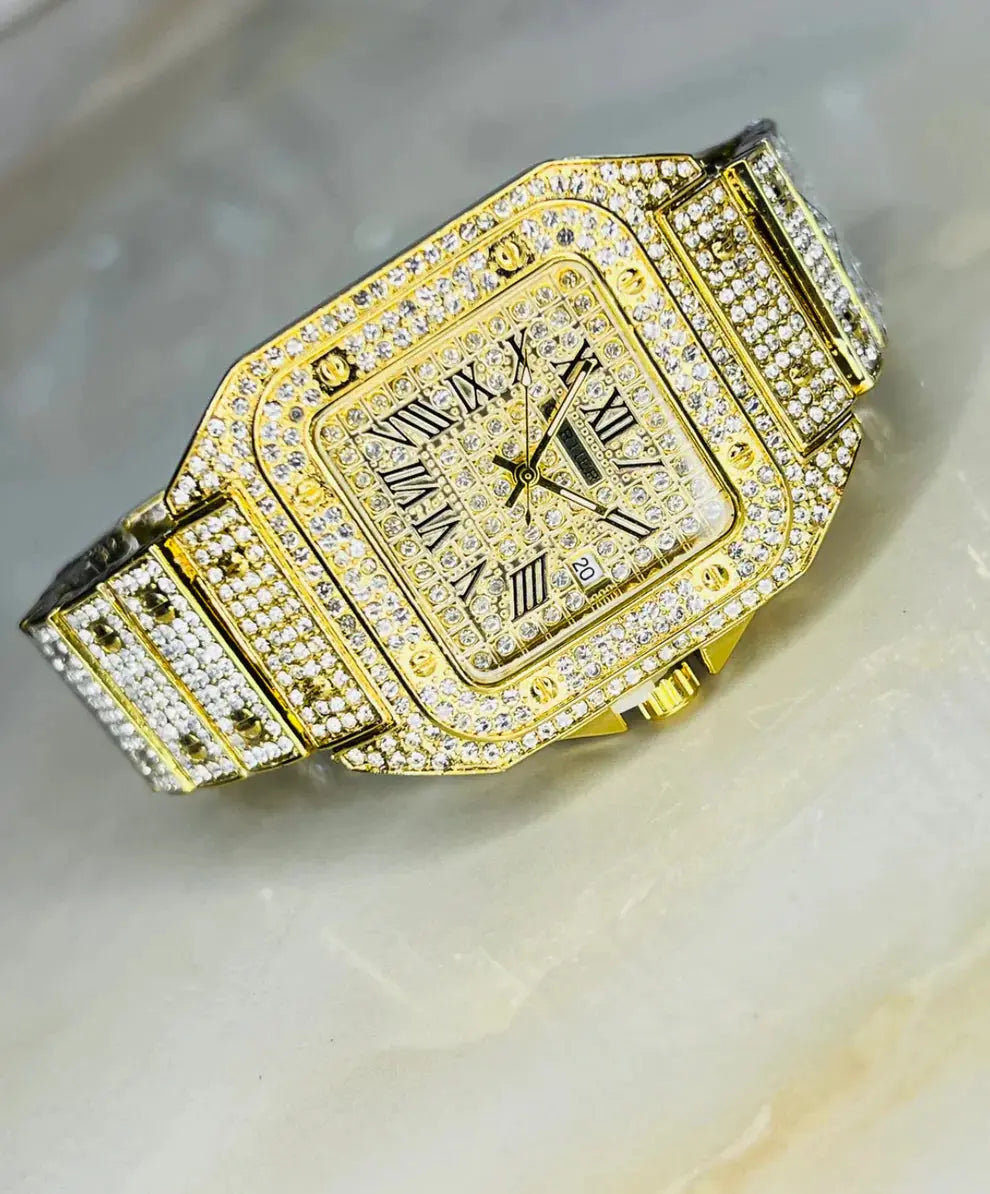 Women Gold Watch Glowy Heaven