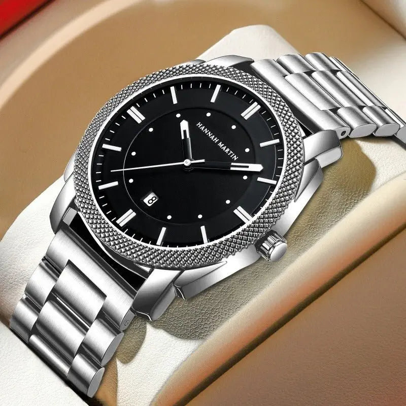 Men’s Stainless Steel Watch – Waterproof & Built for the UAE Lifestyle Glowy Heaven