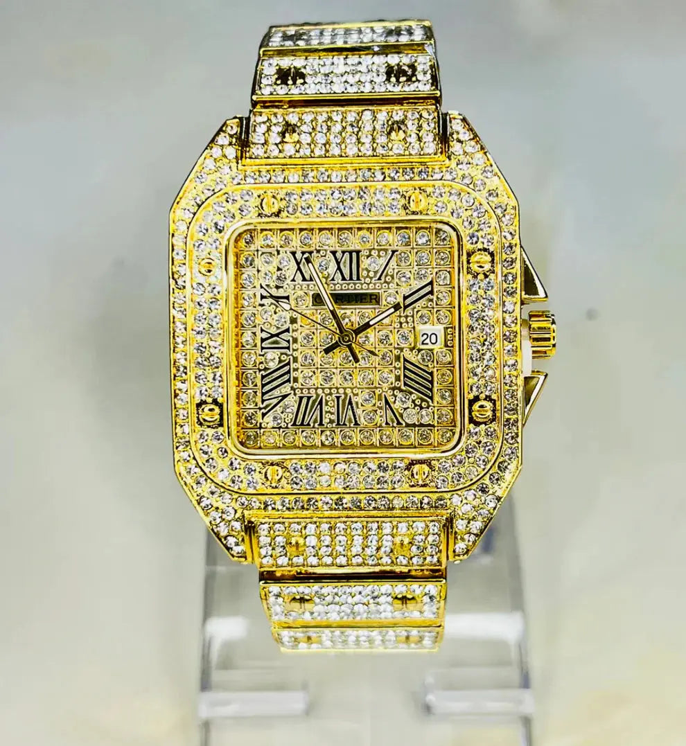 Women Gold Watch Glowy Heaven