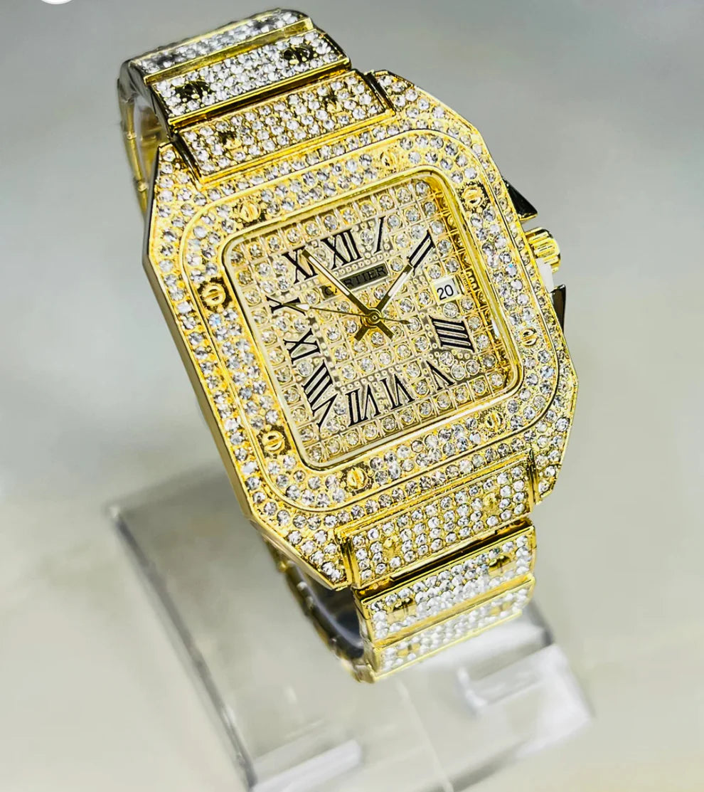 Women Gold Watch Glowy Heaven