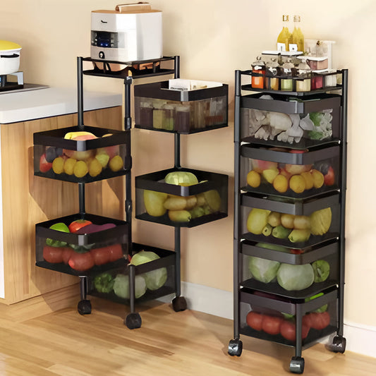 Multi-Tier Rolling Storage Cart Glowy Heaven