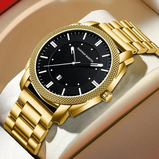 Men’s Stainless Steel Watch – Waterproof & Built for the UAE Lifestyle Glowy Heaven
